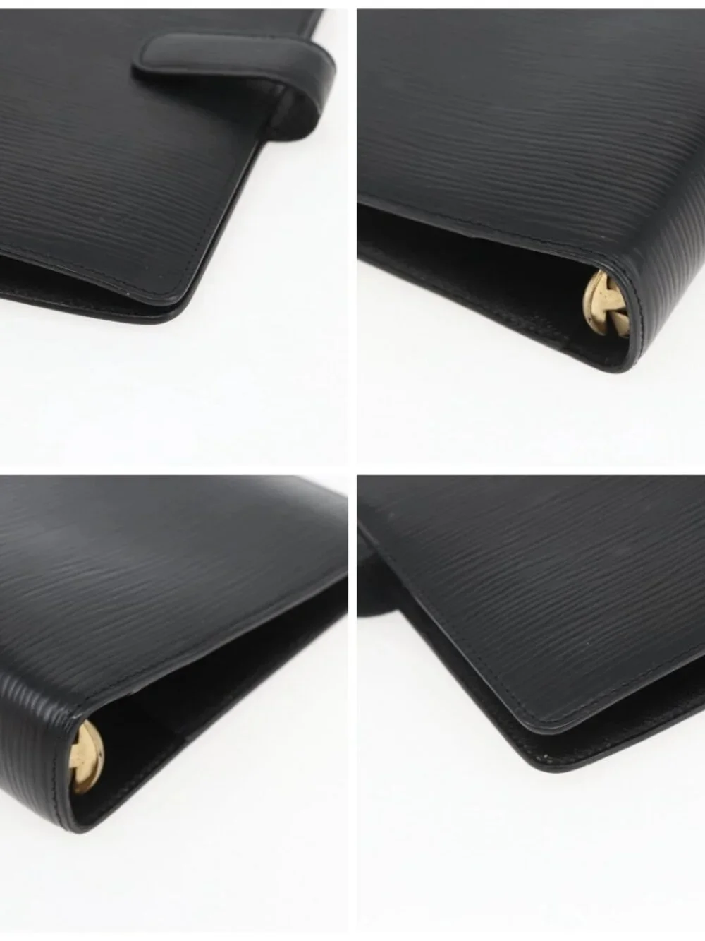 LOUIS VUITTON Epi Agenda MM Day Planner Cover Black R20042 LV Auth BA9435 - Picture 16 of 16